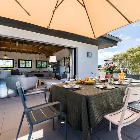 Tropical Keyweek Beautiful Architect With Swimming Pool In * Bidart