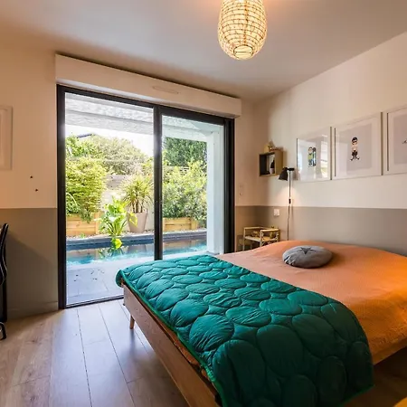 Villa Tropical Keyweek Beautiful Architect With Swimming Pool In Bidart